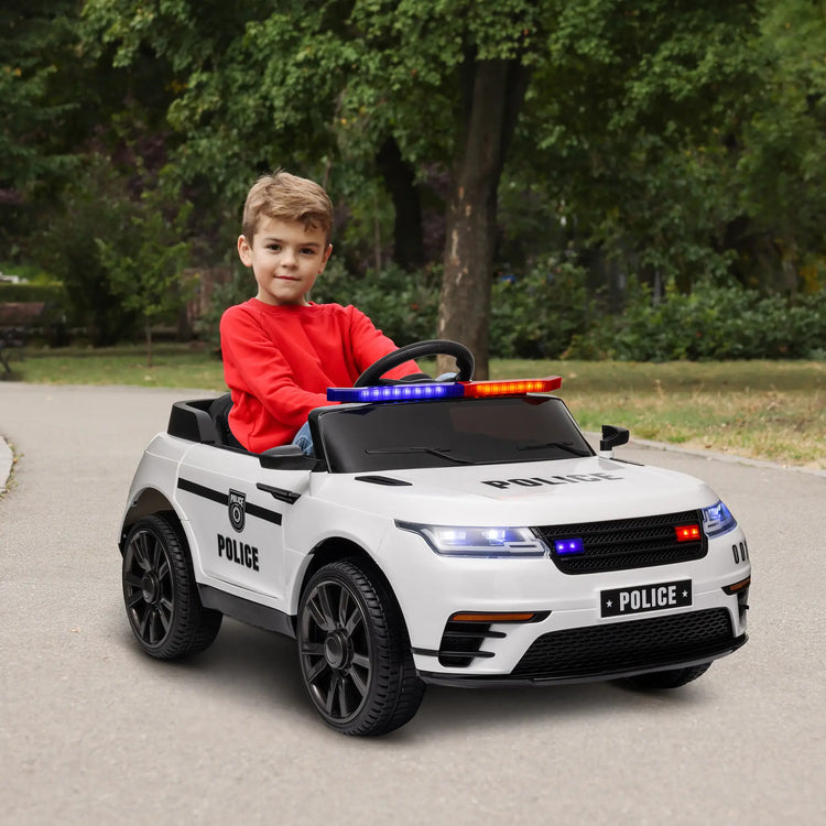 12V battery-powered police ride-on toy car