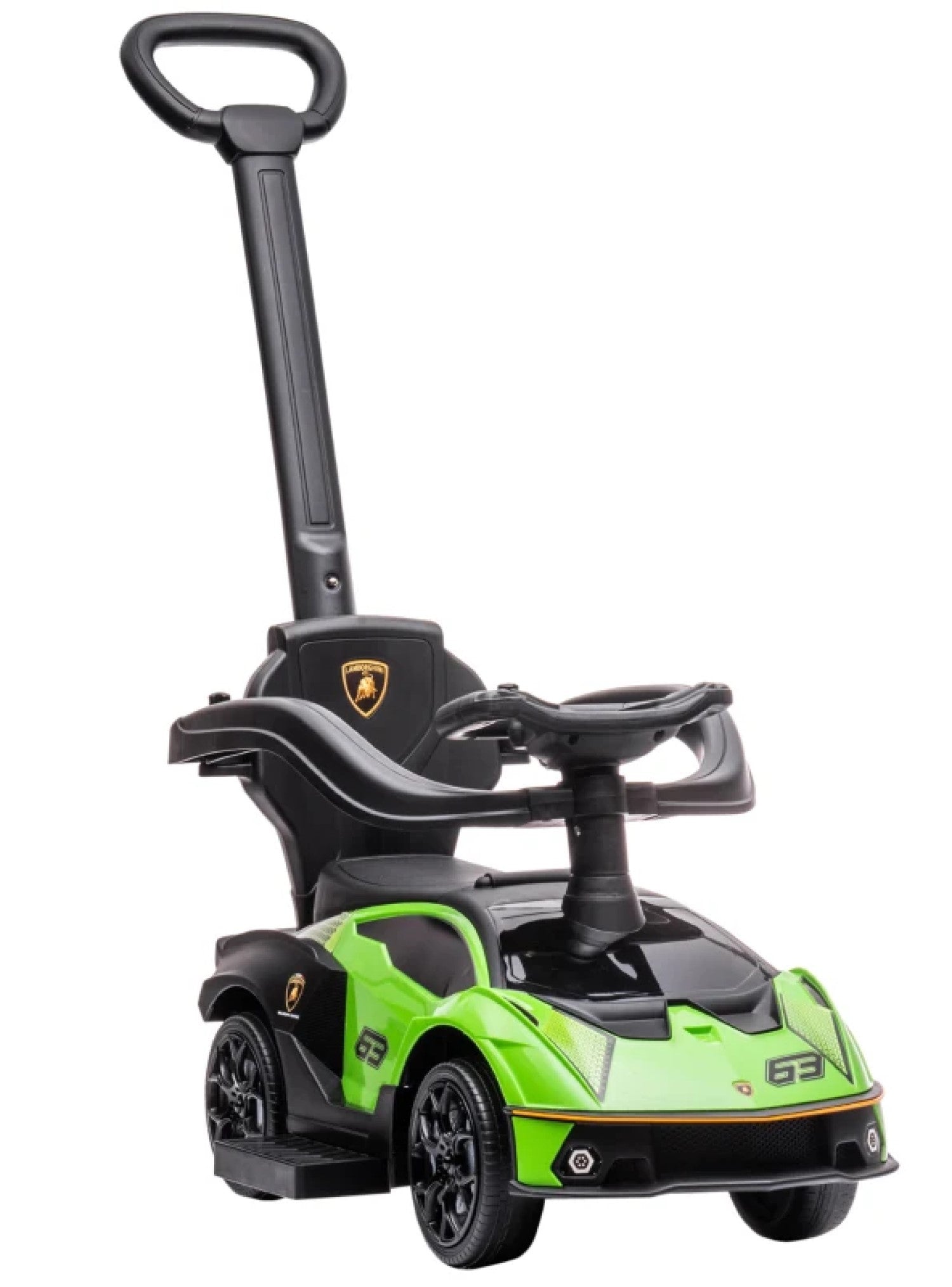 2-IN-1 Ride On Push Car, Licensed Lamborghini Essenza SCV12 Toddler Sliding Car