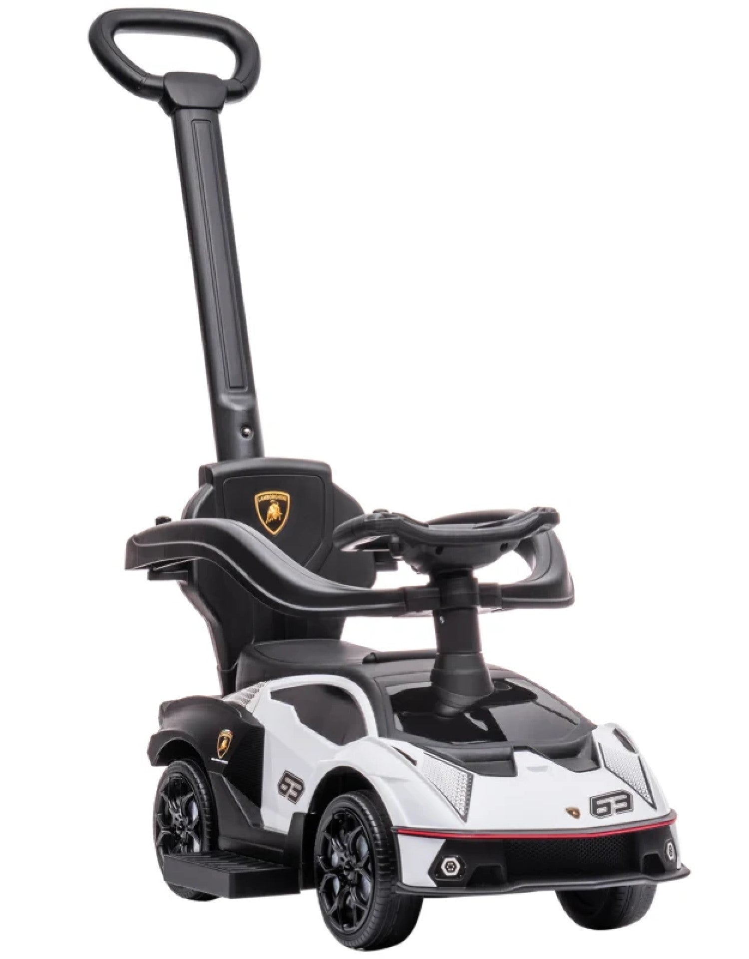 2-IN-1 Ride On Push Car, Licensed Lamborghini Essenza SCV12 Toddler Sliding Car