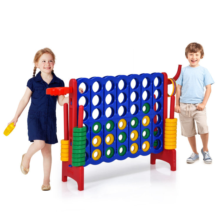 2.5-Foot 4-to-Score Giant Game Set – Oversized Outdoor Lawn Game for Family Fun