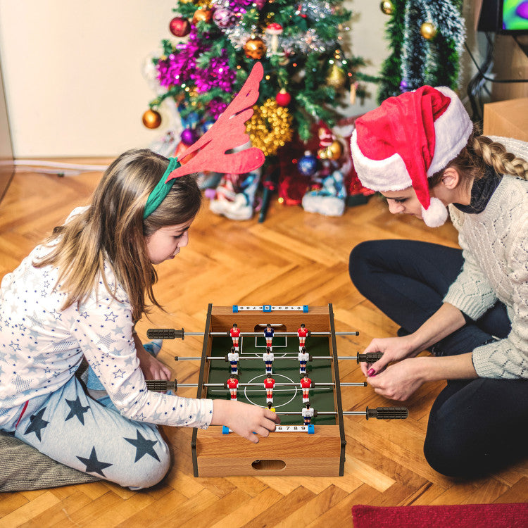 20-Inch Mini Football Table - Compact Tabletop Soccer Game for Fun & Entertainment