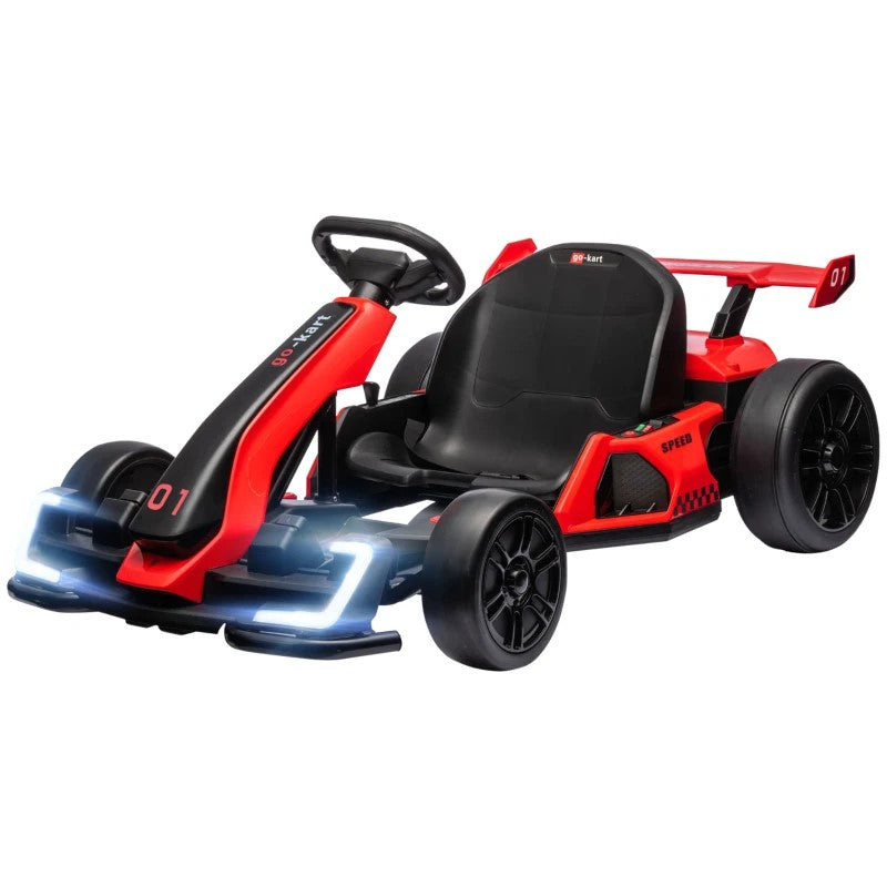 24V Electric Go Kart – 7.5 MPH, Adjustable Seat, Slow Start Feature