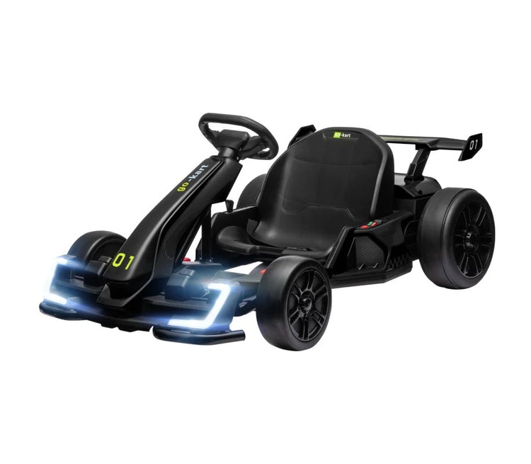 24V Electric Go Kart – 7.5 MPH, Adjustable Seat, Slow Start Feature