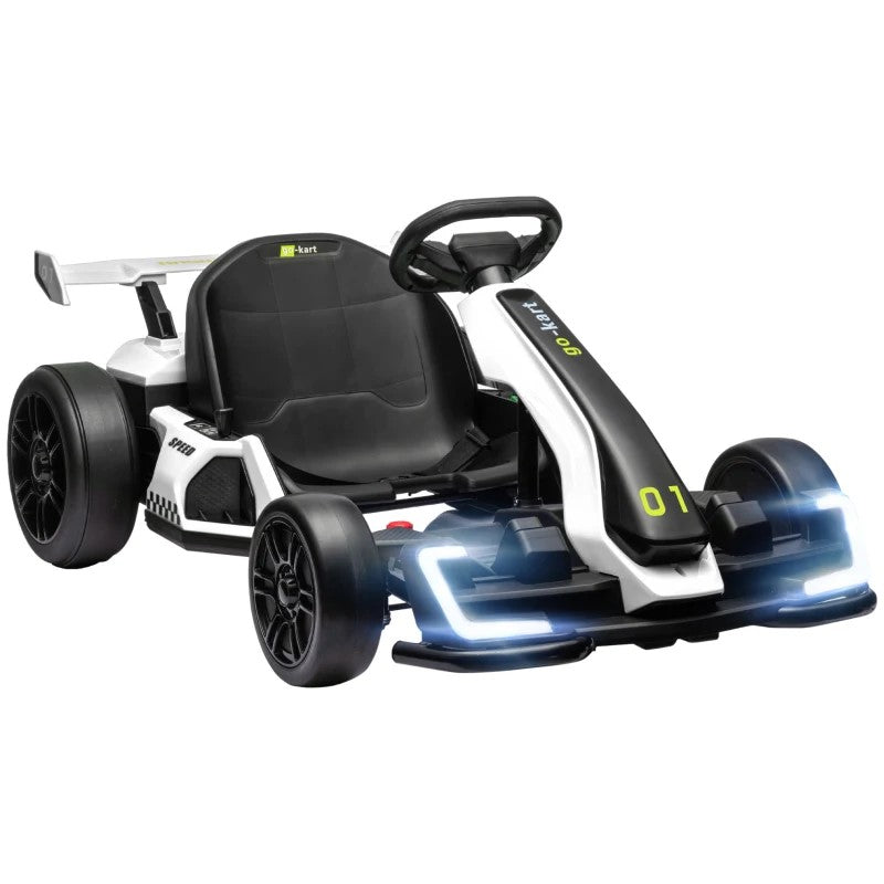 24V Electric Go Kart – 7.5 MPH, Adjustable Seat, Slow Start Feature