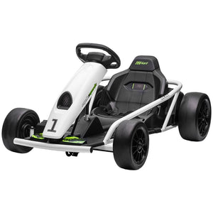 24V Electric Go Kart for Kids, Drift Ride-On Racing Go Kart with 2 Speeds, for Boys and Girls Aged 8-12 Years Old, Red