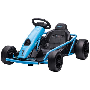 24V Electric Go Kart for Kids, Drift Ride-On Racing Go Kart with 2 Speeds, for Boys and Girls Aged 8-12 Years Old, Red