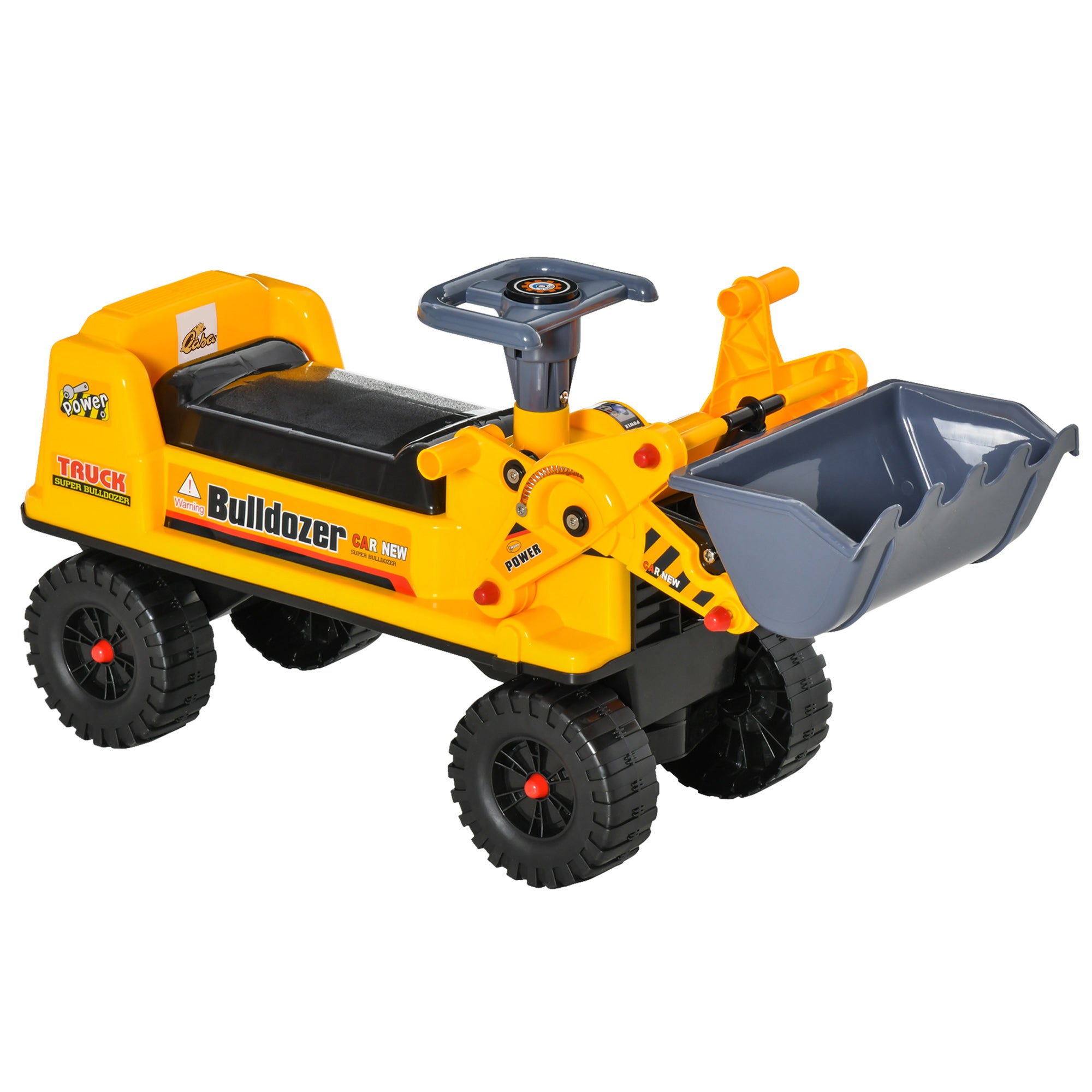 Kids bulldozer toy similar to 24 volt ride on tractor for toddlers