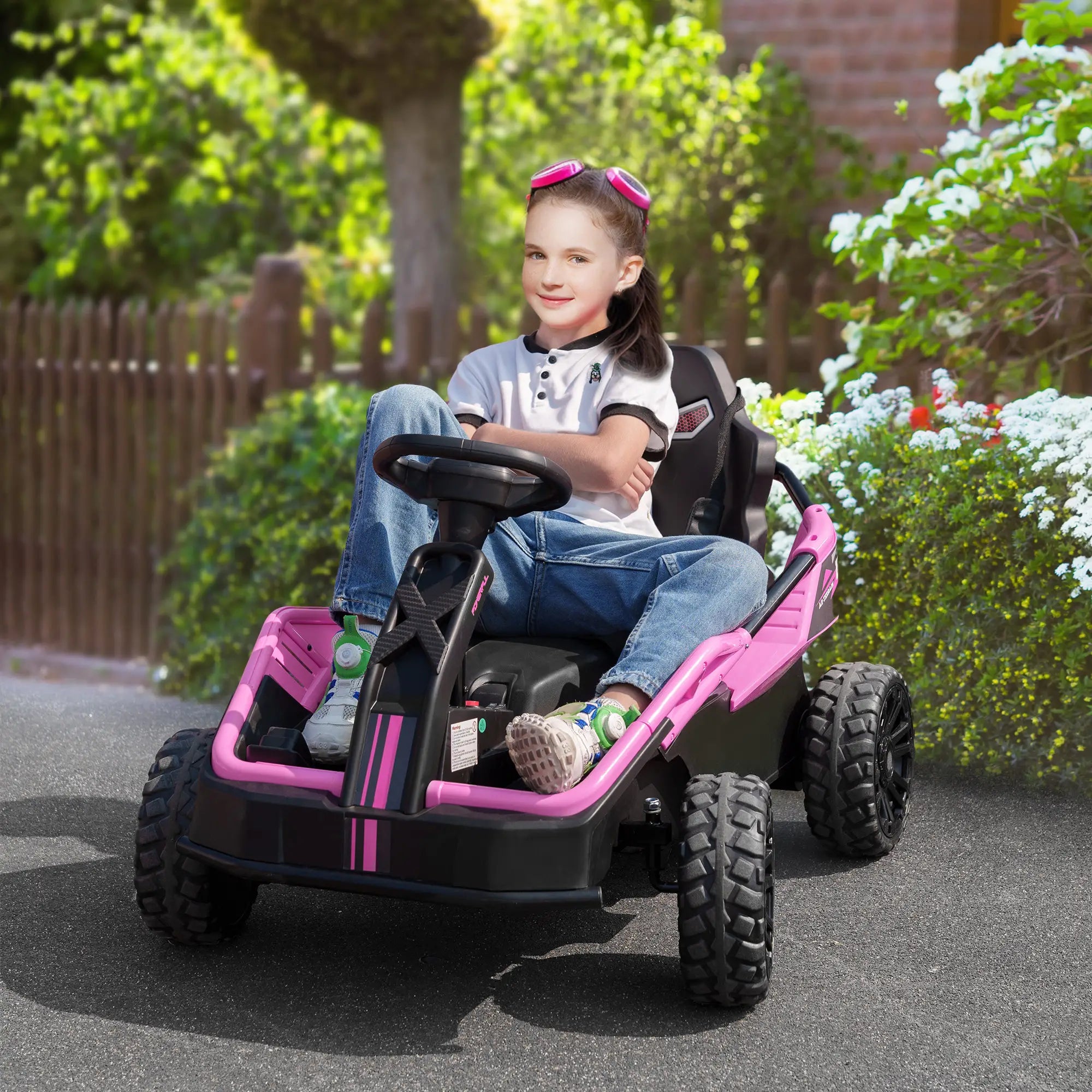 24V Kids Car Battery Powered Ride On toy with remote control.