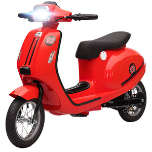 Side profile of 24V ride on motorcycle