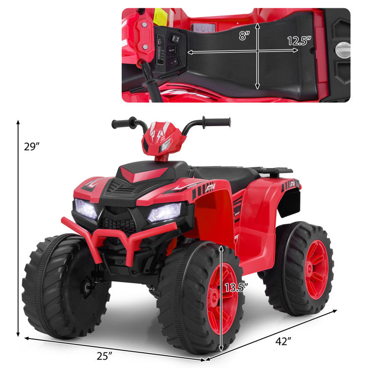 24V electric ride-on ATV for boys and girls