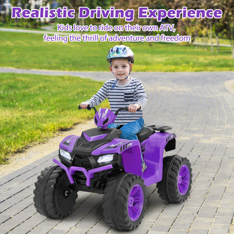 24V kids ride-on quad with wireless music connection