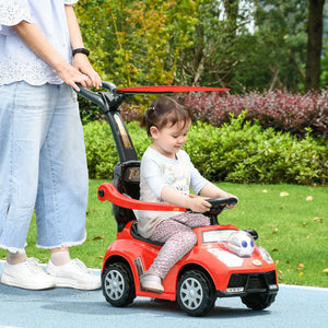 3-in-1 toddler push car with removable handle for parents