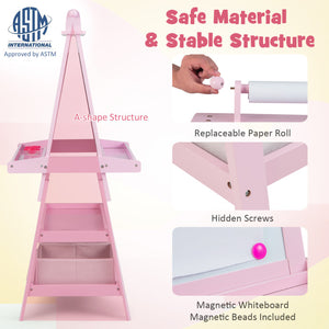 3-in-1 Double-Sided Art Easel with Storage for Kids Versatile Art Station