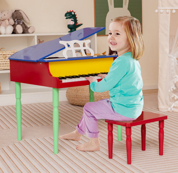30-Key Kids Wooden Piano