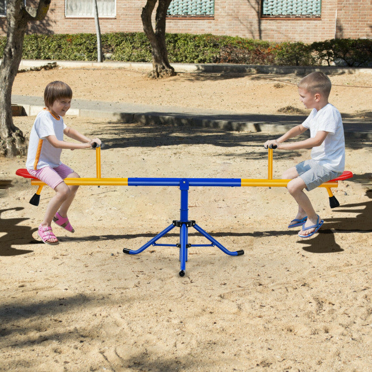 360° Rotation Kids Seesaw Swivel Teeter Totter | Playground Equipment for Fun