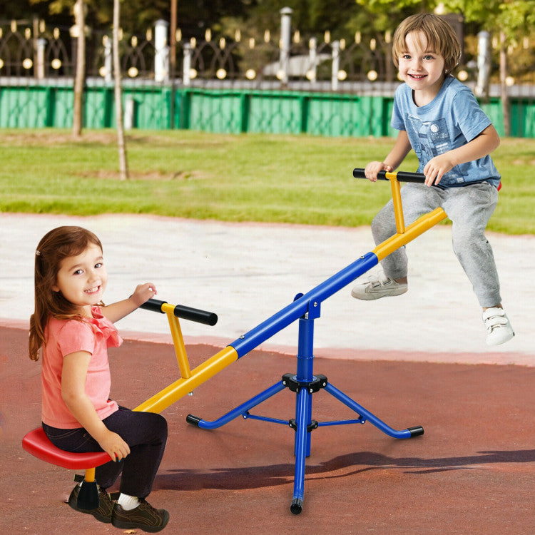 360° Rotation Kids Seesaw Swivel Teeter Totter | Playground Equipment for Fun