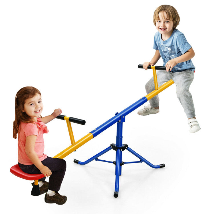 360° Rotation Kids Seesaw Swivel Teeter Totter | Playground Equipment for Fun