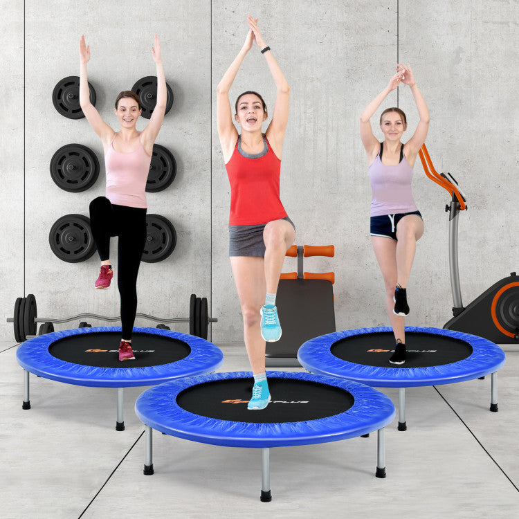 36-inch folding mini trampoline for home use