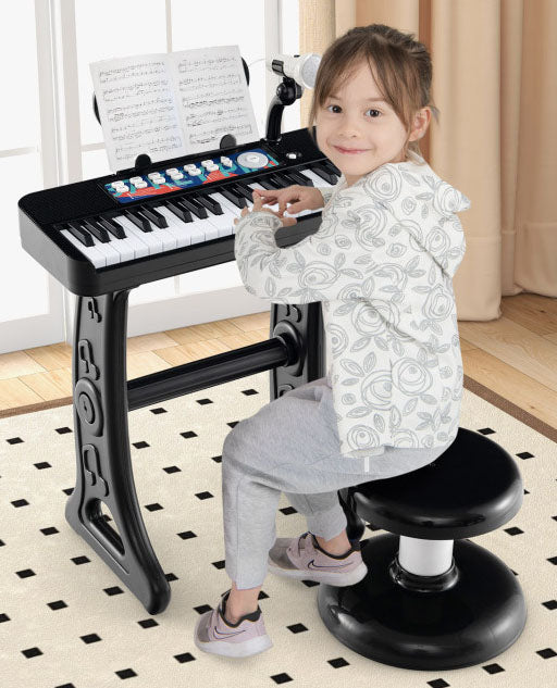 37-Key Kids Piano Keyboard with Microphone