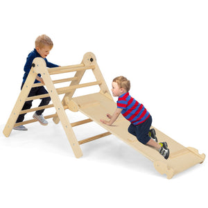 3-in-1 Triangular Climbing Toys for Toddlers – Climber, Slide, and Rocker Play Set