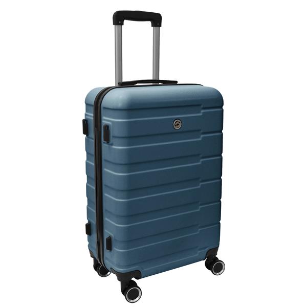 4-Piece Hardshell Luggage Set with Spinner Wheels, Carry-On & Family Suitcase Set