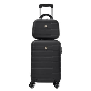 4-Piece Hardshell Luggage Set with Spinner Wheels, Carry-On & Family Suitcase Set