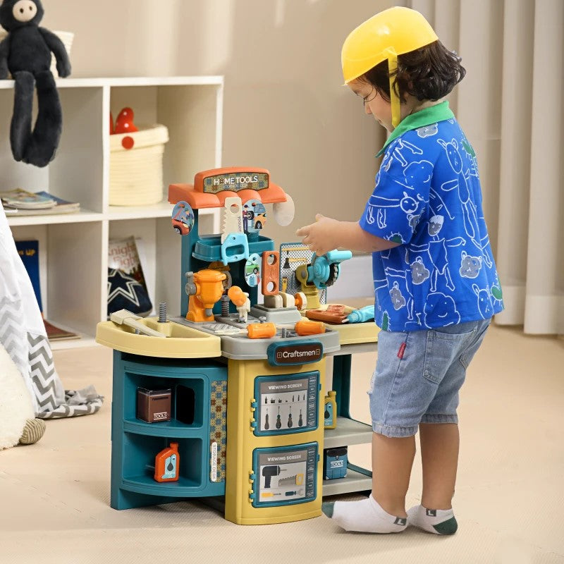 Kids Workbench Toy Playset