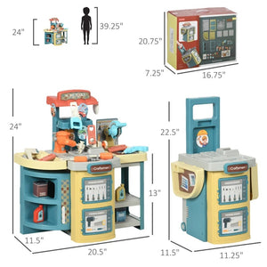 Kids Workbench Toy Playset