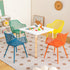 4-Piece Kids Chairs with Ergonomic Armrests and Curved Backrest for Comfort