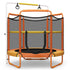 5-Foot 3-in-1 Kids Trampoline with Enclosure Net and Spring Pad - Safe Fun Play