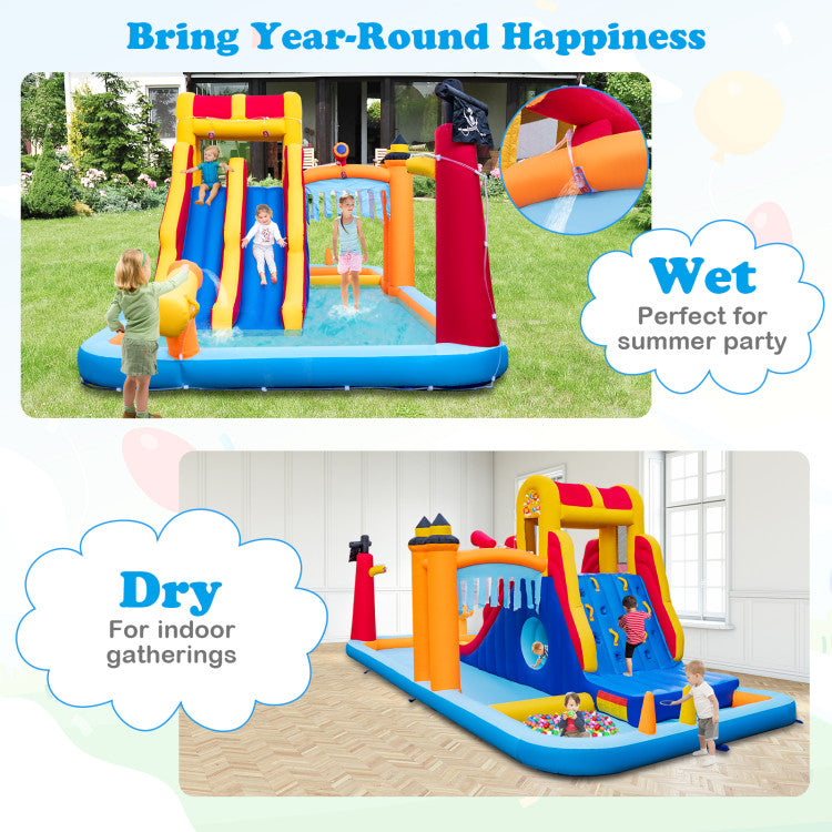 inflatable bounce house with blower