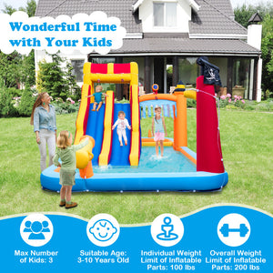 inflatable bounce house with blower