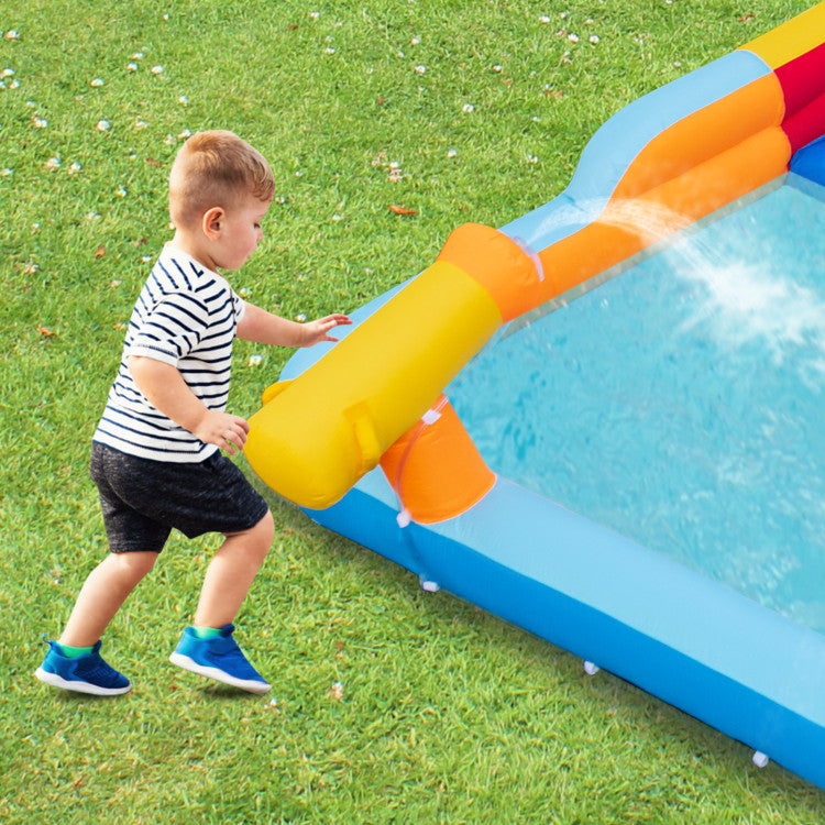 inflatable bounce house with blower