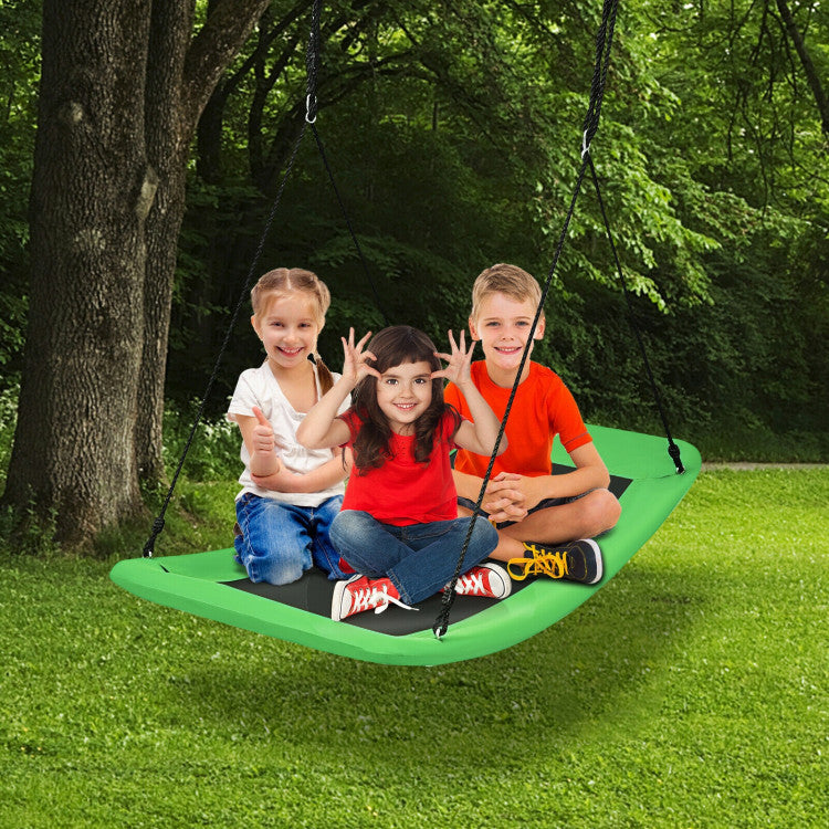 60-Inch Heavy-Duty Platform Tree Swing, 700 lbs Capacity for Kids & Adults - Outdoor Fun