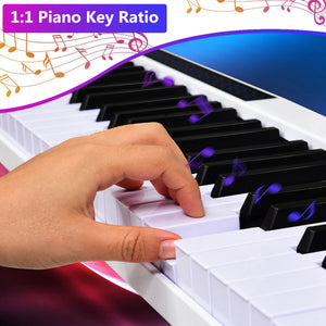 61-Key Portable Digital Stage Piano with Carrying Bag - Perfect for Performances