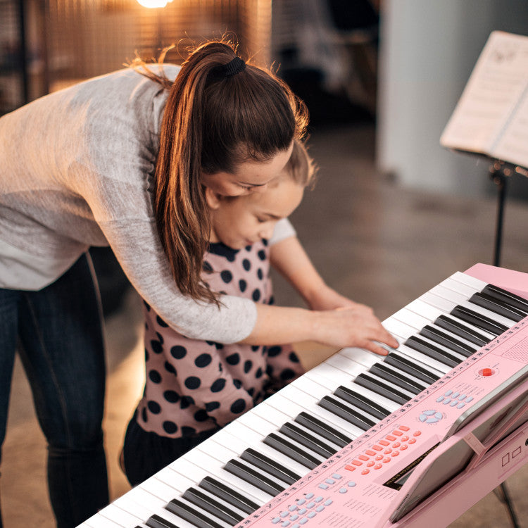 61-Key Electric Piano Keyboard for Beginners - Ideal for Practice & Learning