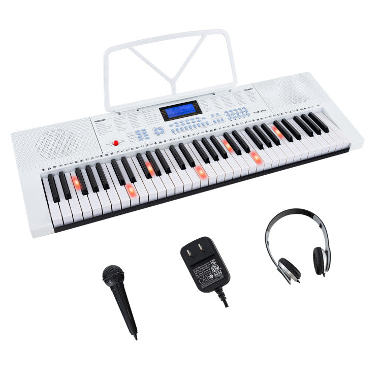 61-Key Electric Piano Keyboard for Beginners - Ideal for Practice & Learning
