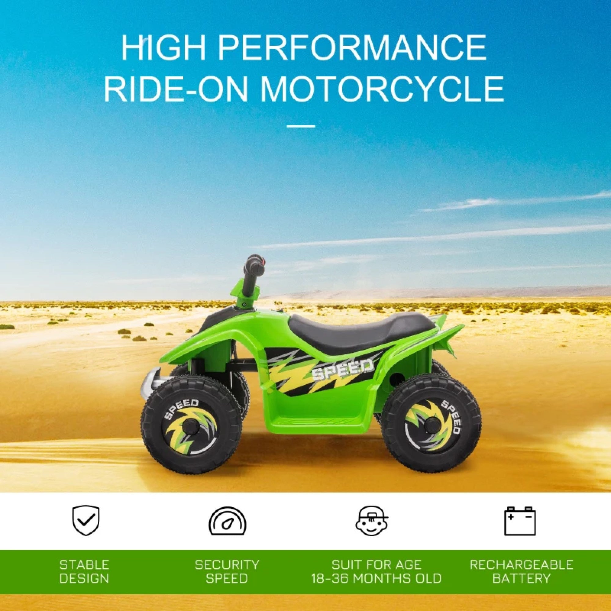 ride-on electric Quad ATV