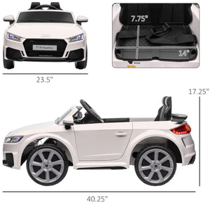 6V Kids Electric Ride On Car, Licensed Audi TT RS 