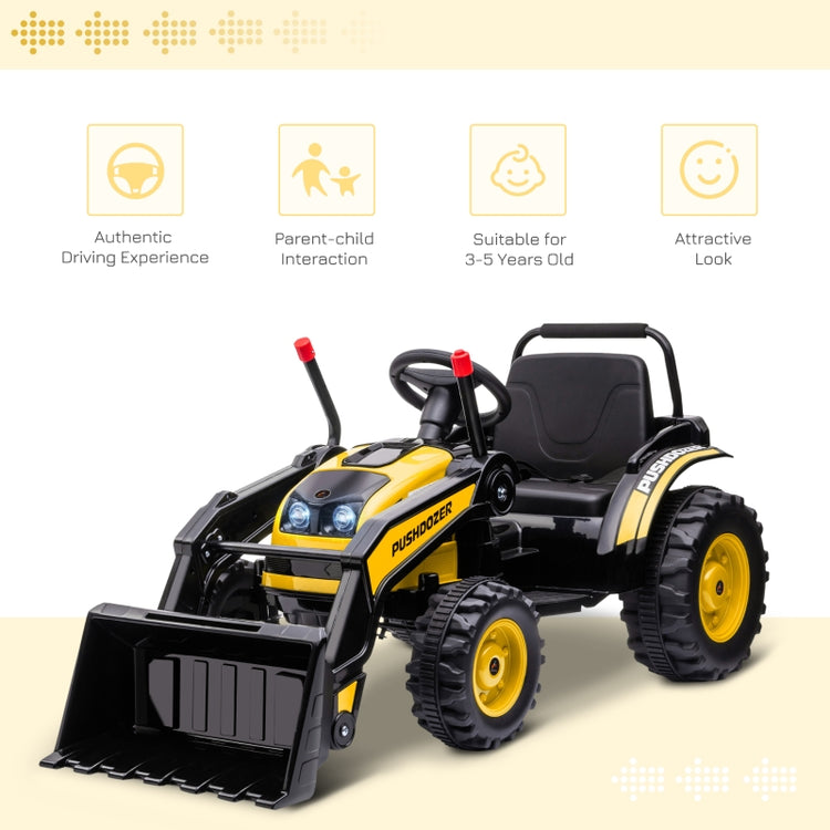 6V Kids Ride on Excavator, Bulldozer, Electric Construction Vehicle, Rechargeable Battery Powered Truck