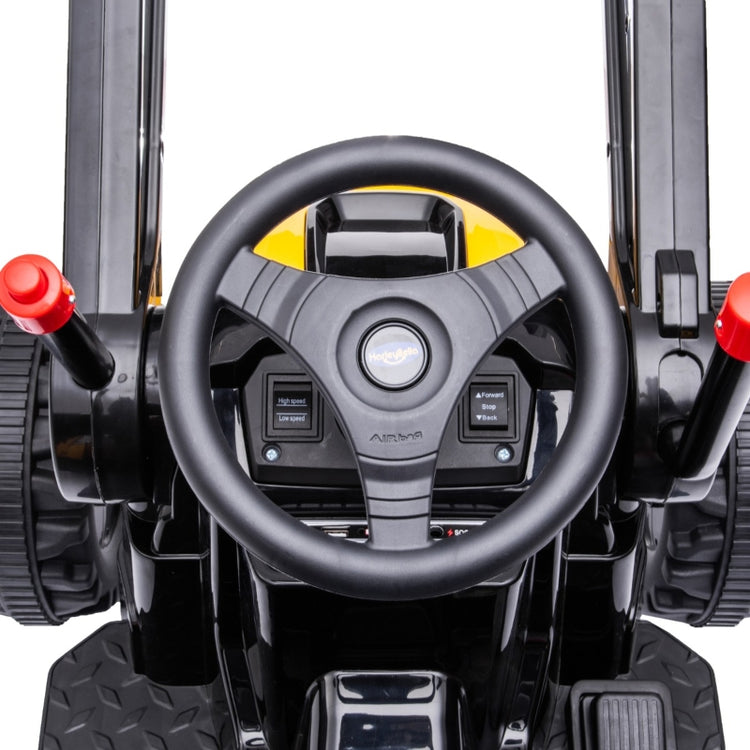 6V Kids Ride on Excavator, Bulldozer, Electric Construction Vehicle, Rechargeable Battery Powered Truck