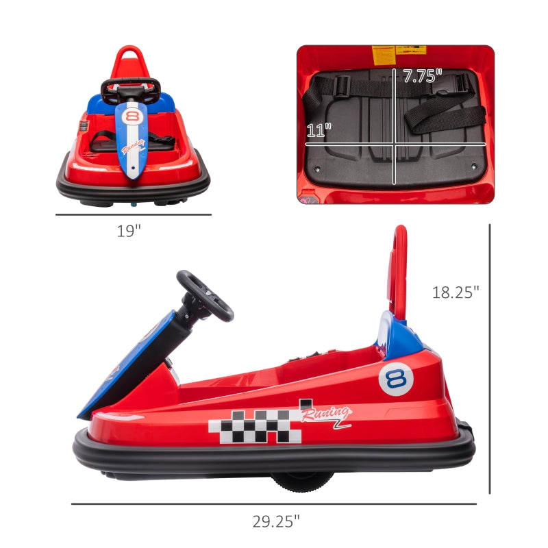 ride on bumper car for toddlers, Red