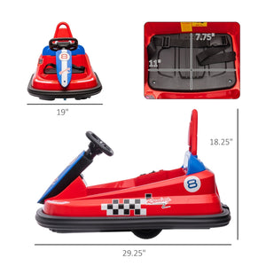 ride on bumper car for toddlers, Red