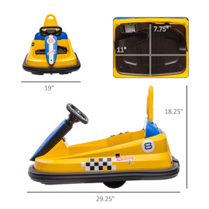 ride on bumper car for toddlers, Yellow