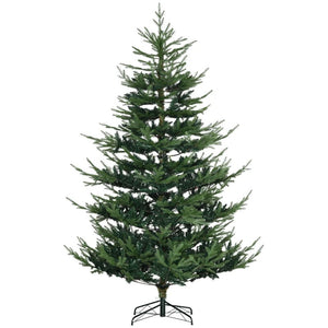 6ft Artificial Christmas Tree, Realistic Pine with 795 Branches, Hinged Auto-Open & Steel Base