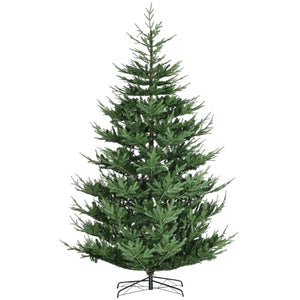 6ft Artificial Christmas Tree, Realistic Pine with 795 Branches, Hinged Auto-Open & Steel Base