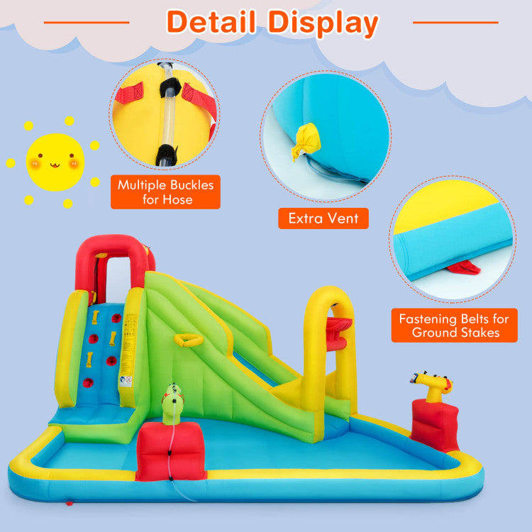 bounce house water slide