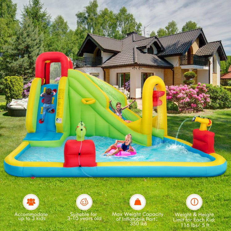 bounce house water slide