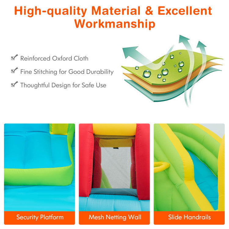 bounce house water slide