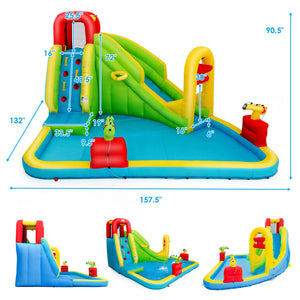 bounce house water slide